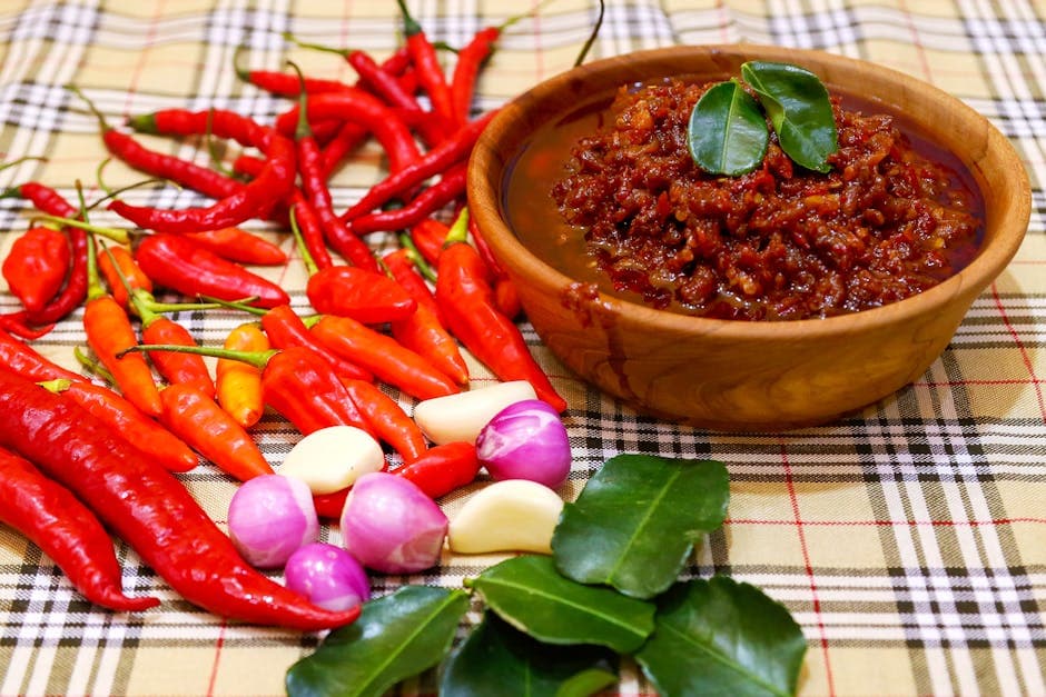 Krydret gulrotsambal med hvitløk og jalapeño