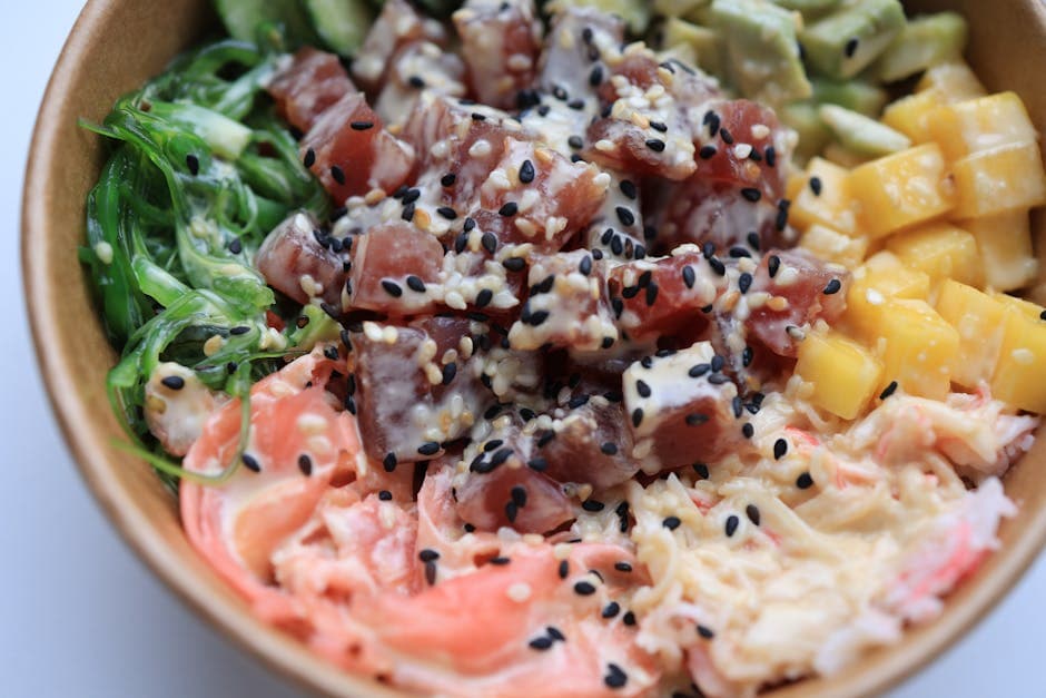 Klassisk hawaiisk tunfisk-poke