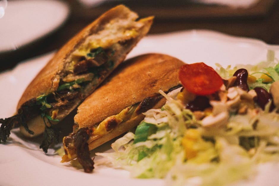 Portobello Panini med Gorgonzola og Soltørkede Tomater