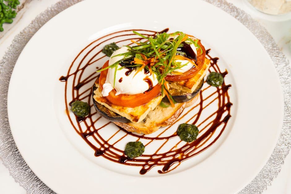 Bohemske auberginer med balsamico og hvitløk