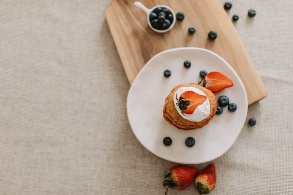 Saftige blåbærscones til frokost