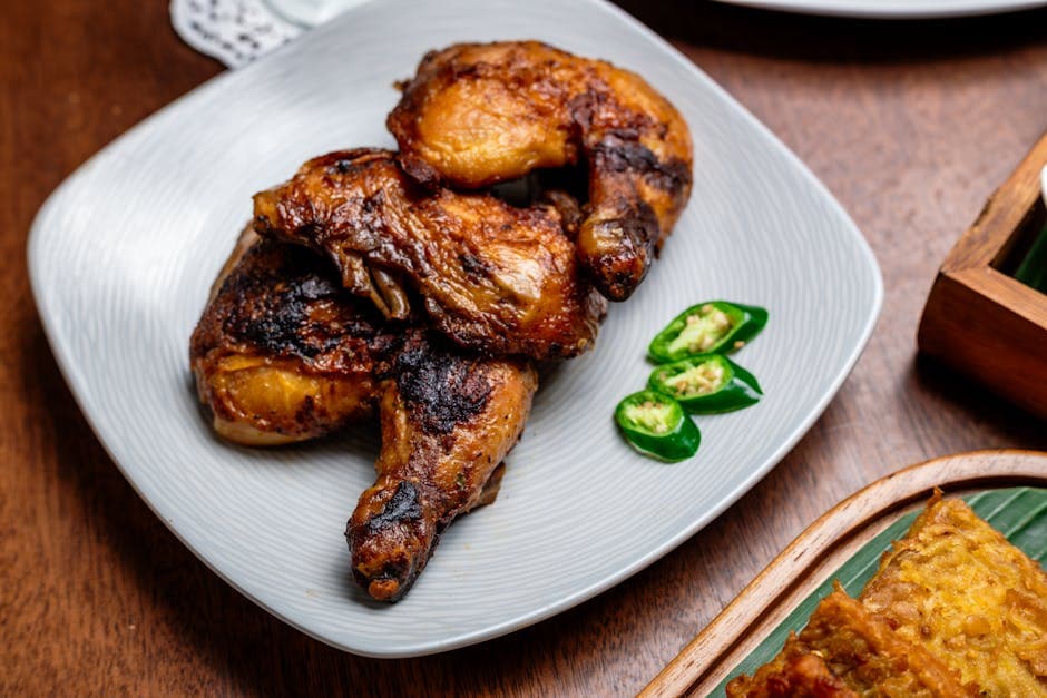 Indonesisk ingefærkylling med honning og soya