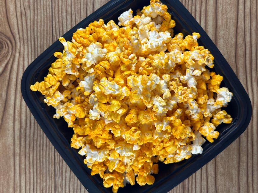 BBQ-popcorn med parmesan