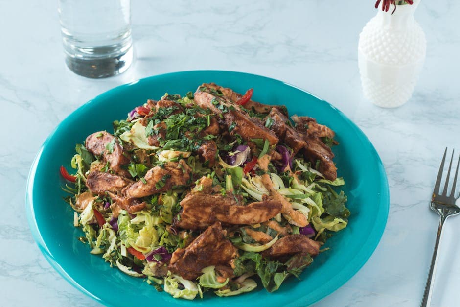 Hoisinmarinert kylling med Napa-slaw