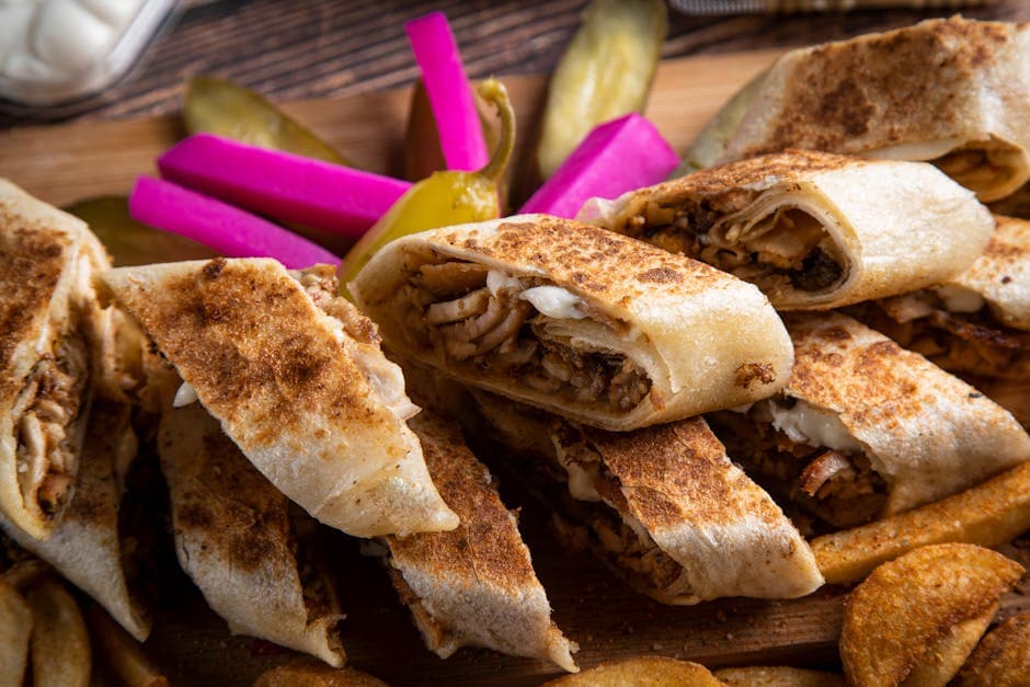 Libanesiske pitabrød med kjøttfyll (Arayes)