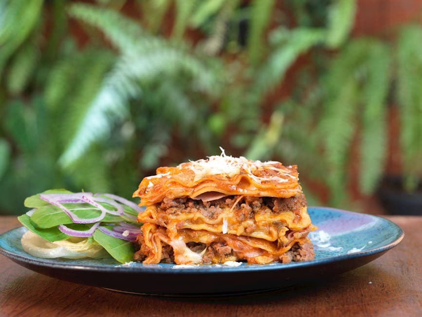 Klassisk Lasagne alla Bolognese