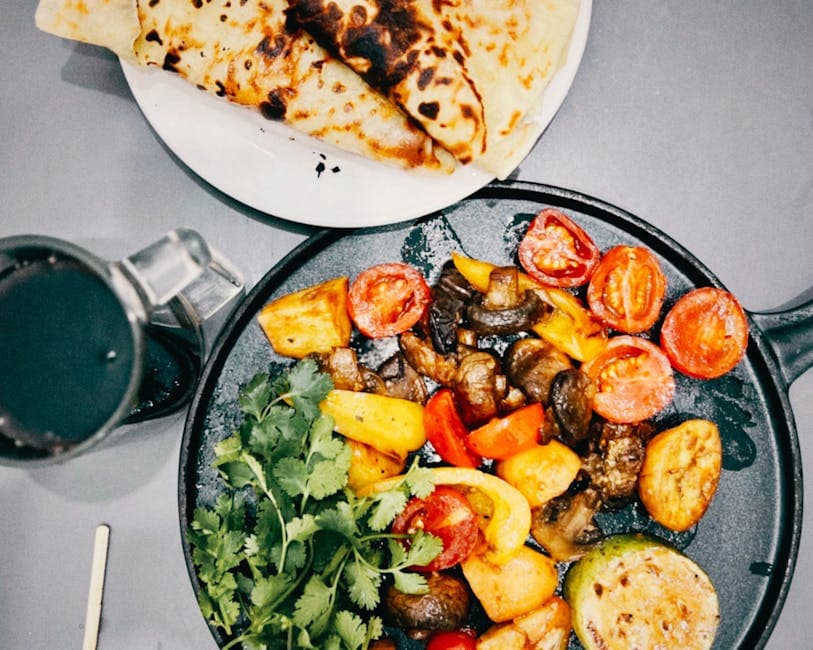 Grillede grønnsaker med urter