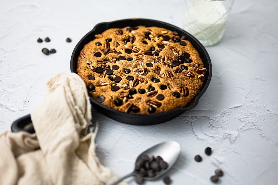 Fleur de Sel-blondies med sjokoladebiter