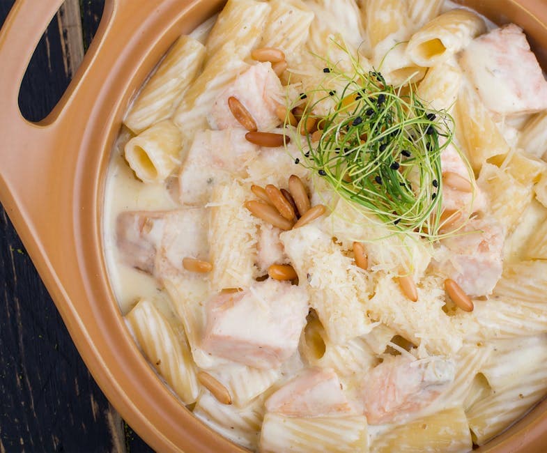 Kremet Alfredo-saus med røkelaks