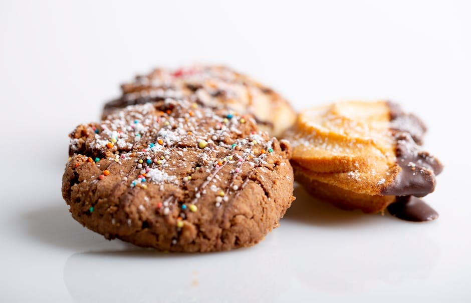 Sjokoladekjeks med smeltet sjokoladedypp