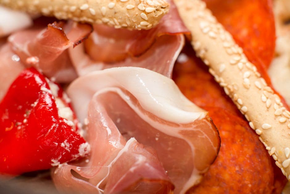 Brødstenger med prosciutto