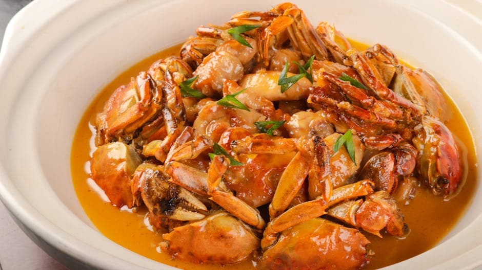 Krydret krabbefylling med grønnsaker