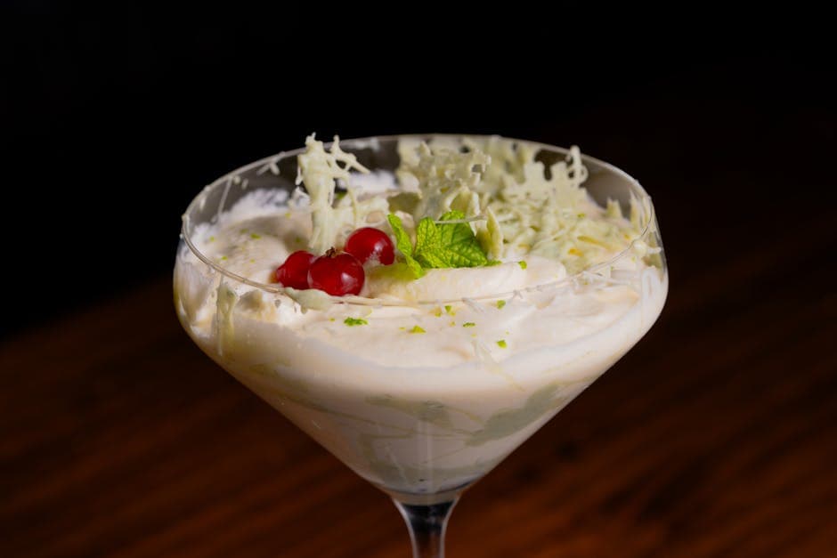 Hvit sjokoladekrem med Grand Marnier