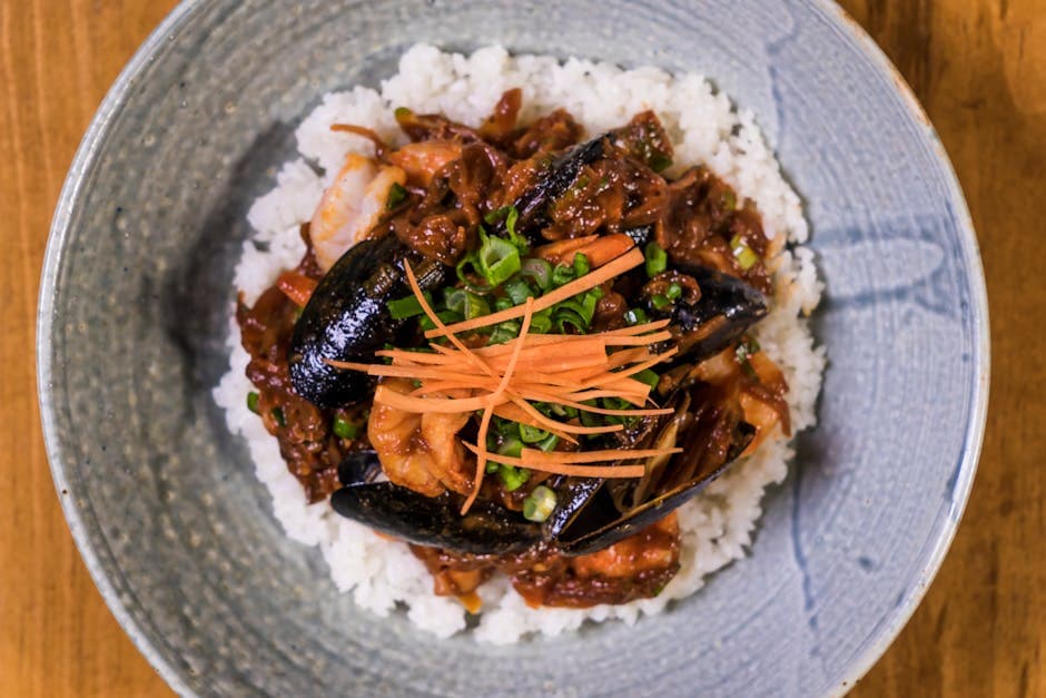 Krydret sjømat-gumbo (Nore's Slumbo)