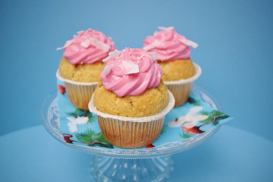 Gule glutenfrie cupcakes
