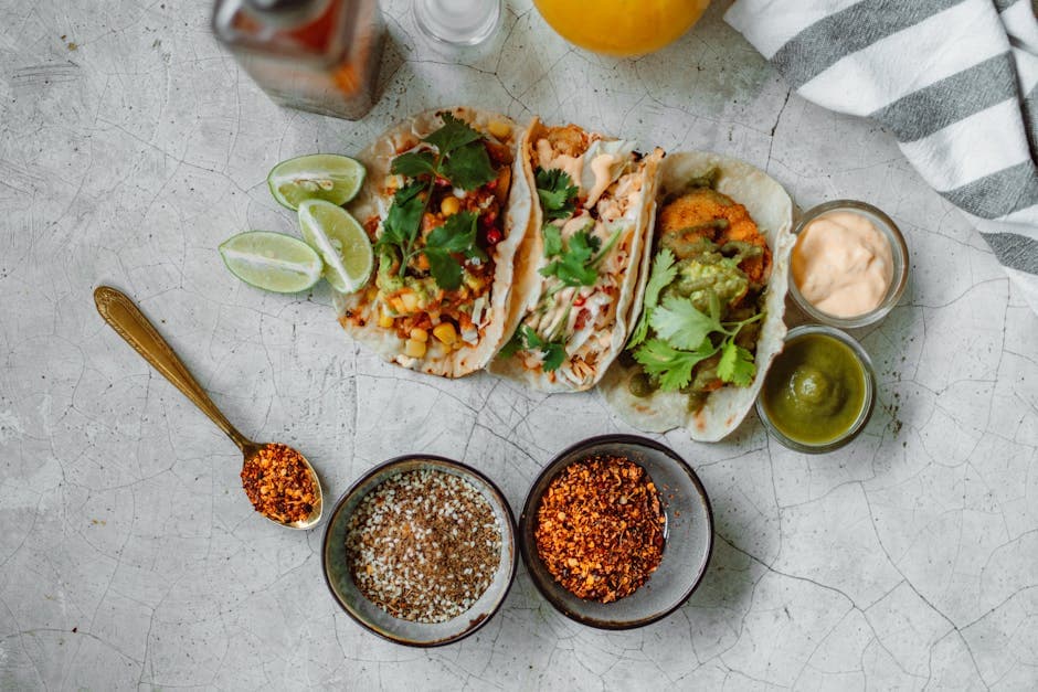 Tacos de Mero: Halibutt-tacos med kremet avokadosaus