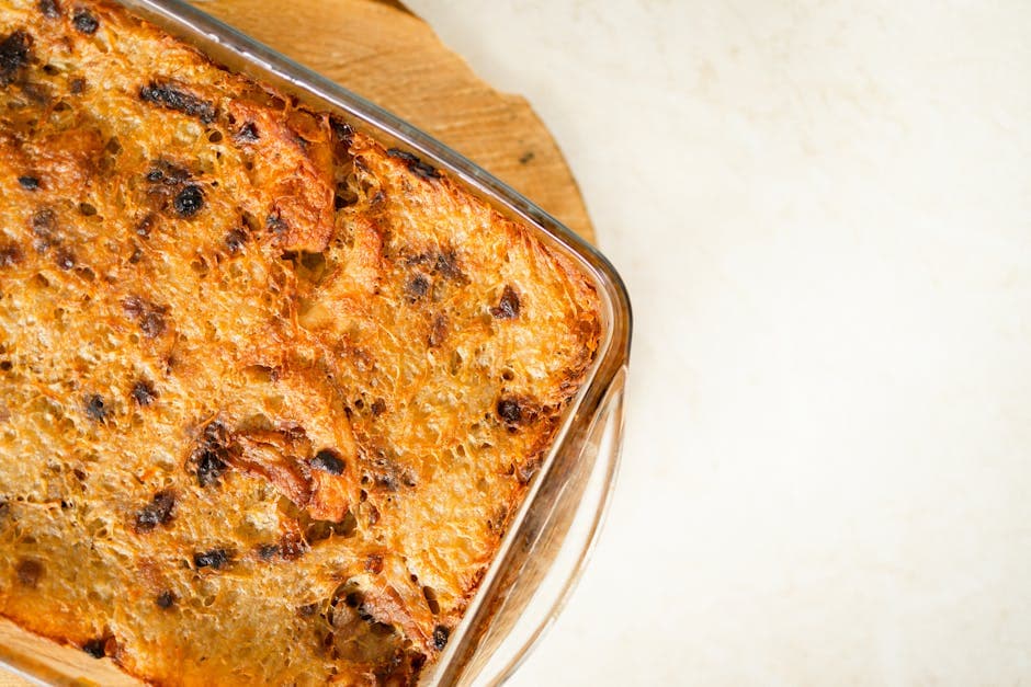 Sørstatsinspirert brødpudding med bourbon-saus