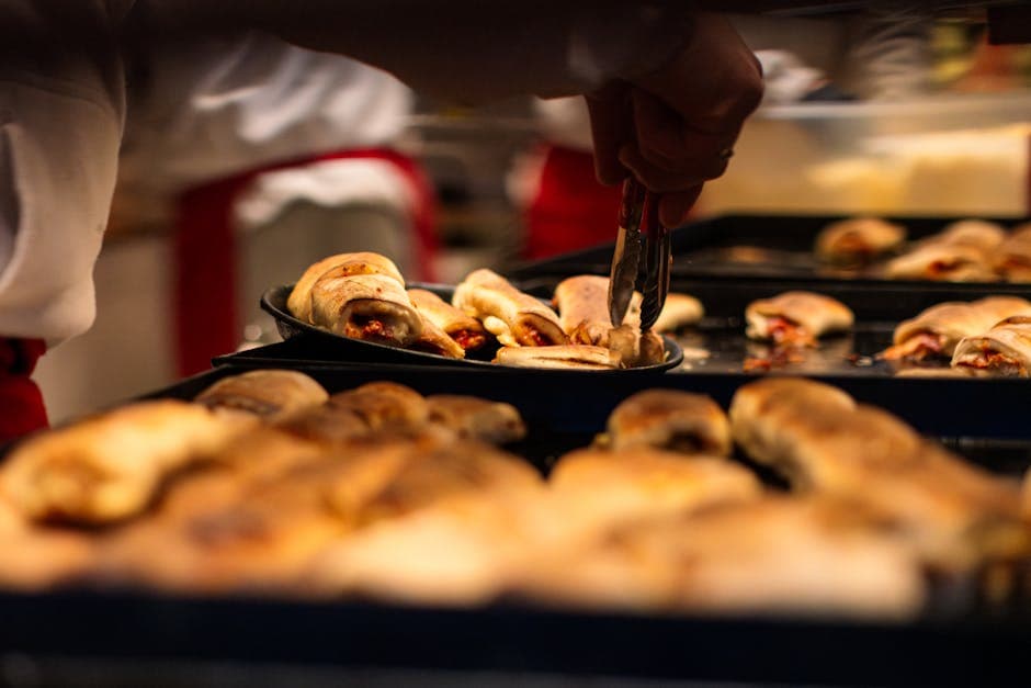 Pizzaruller med italiensk pølse