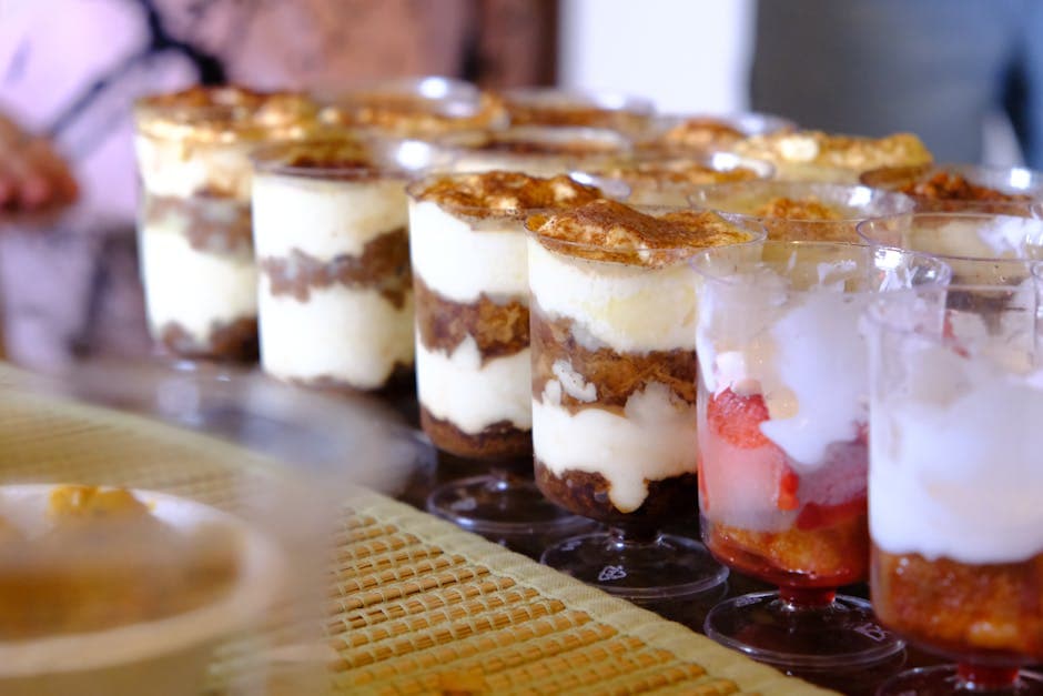 Tiramisu med appelsin og pudding