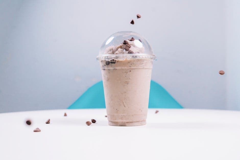 Mintsjokolade-frappé