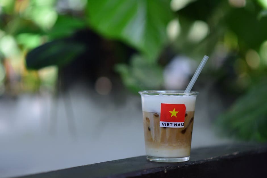 Enkel vietnamesisk iskaffe