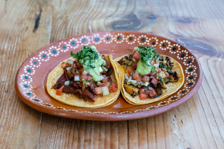 Al Pastor-tacos med ovnsbakt tomatillo- og avocadosalsa