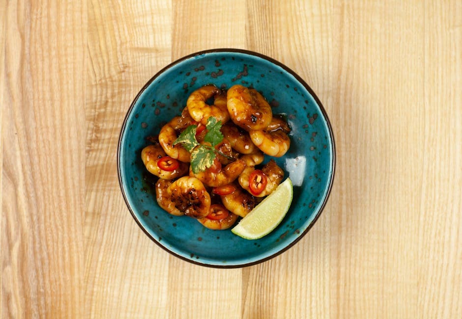 Kraftige chili- og tigerreker med lime