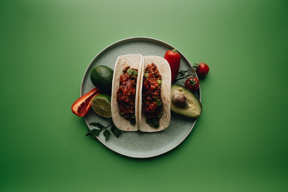 Myke kalkuntaco med squash og avokado