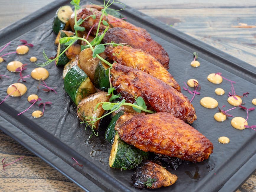 Kyllingvinger med ingefær og karamellsaus