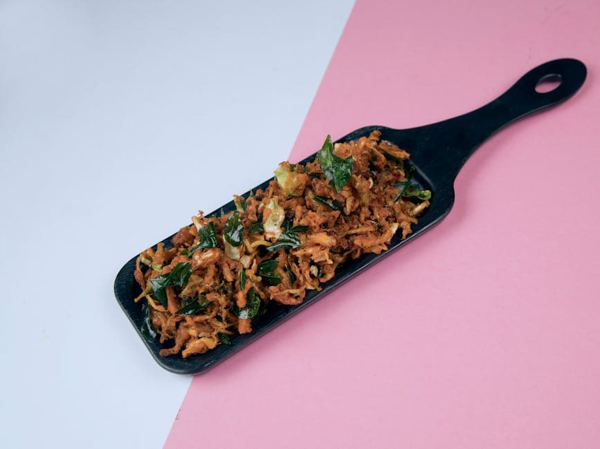 Sprø fritert ingefær