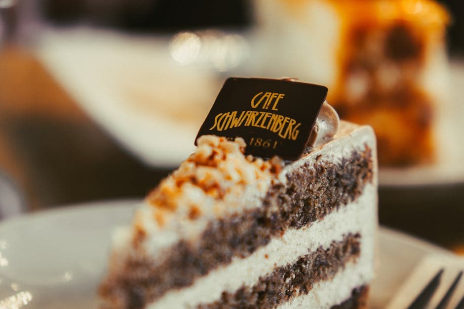 Tysk Lebkuchenkake med hvit sjokoladeglasur