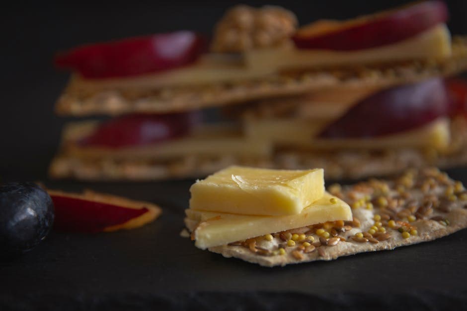 Sprø cheddar-kjeks med krydder