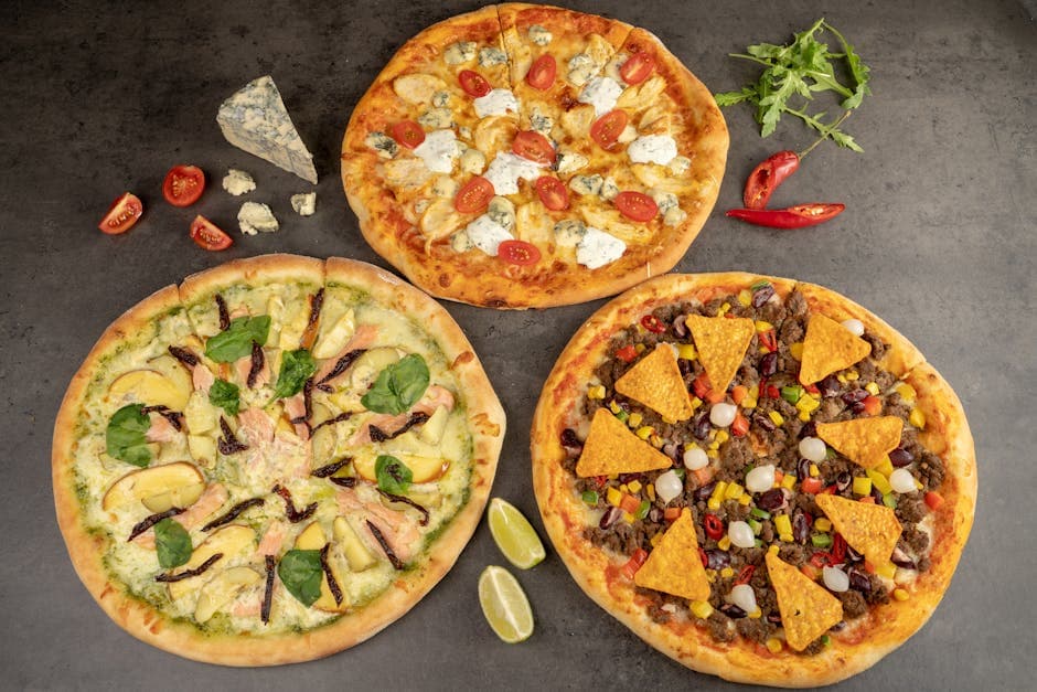 Pizza med fontina, poteter og tapenade