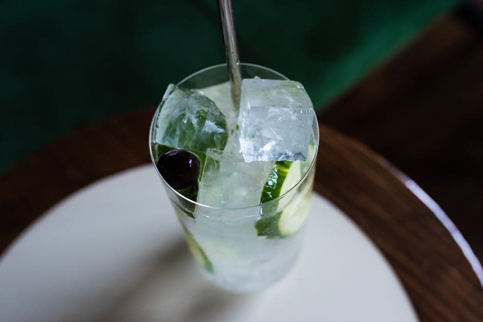 Forfriskende selleri- og gin-spritz