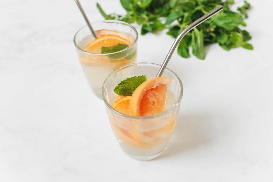 Forfriskende grapefrukt-cooler