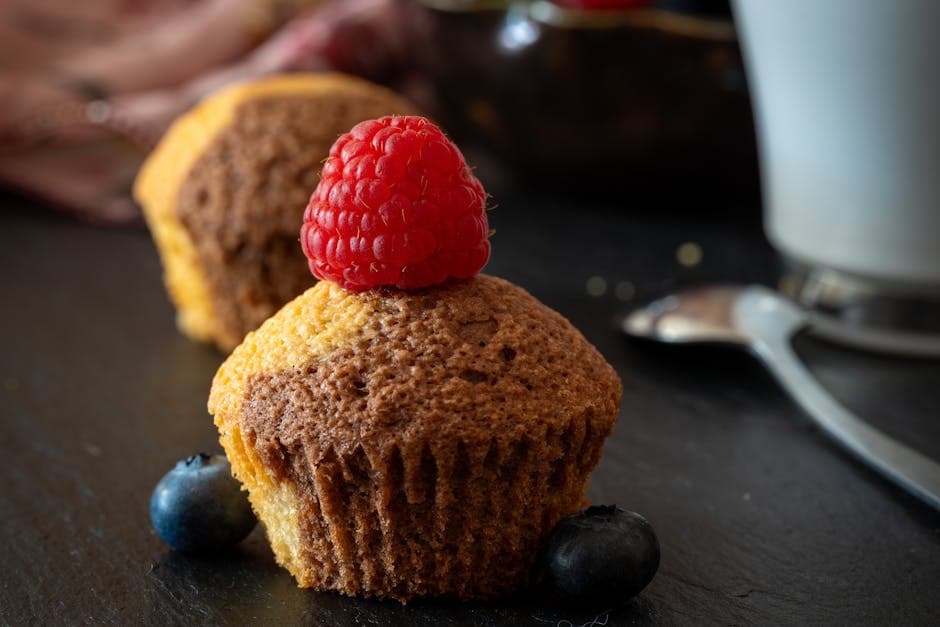 Små, saftige maismuffins