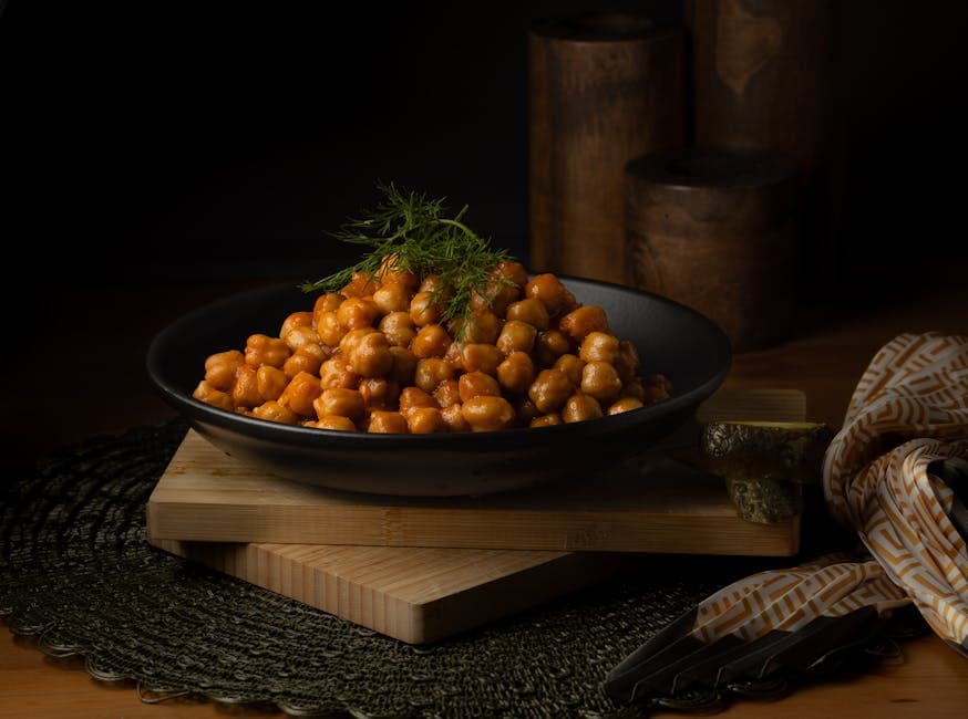 Sprøstekte kikerter med paprika og lime