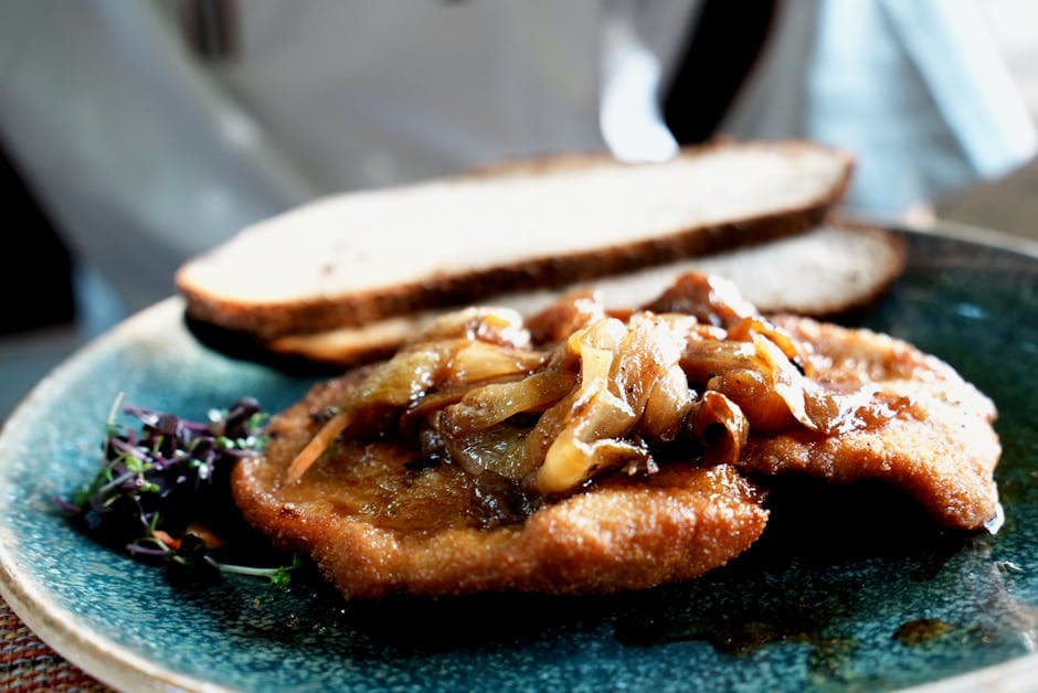 Kalvesauté med karamelliserte sjalottløk