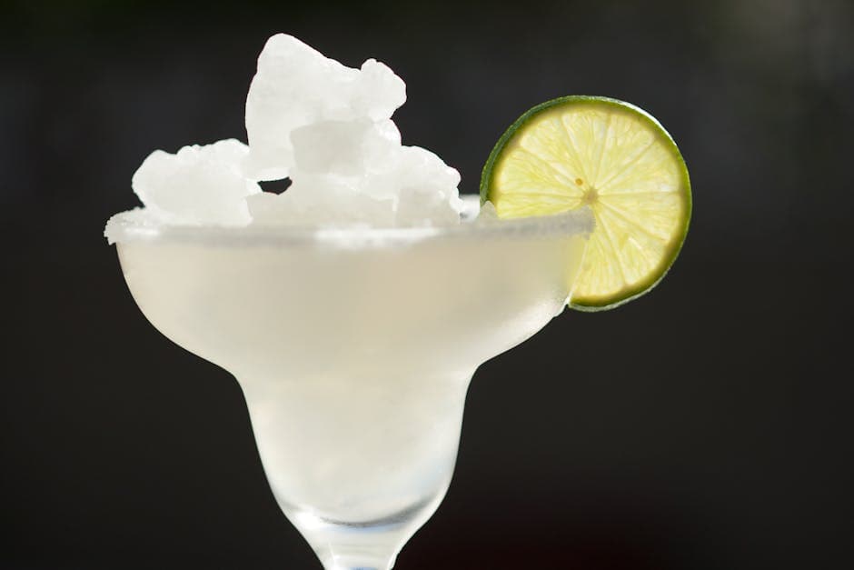 Gin og Lime Sorbet