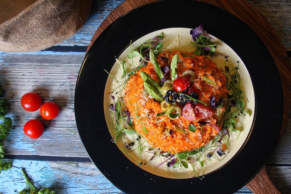 Varm cherrytomatvinaigrette med gressløk