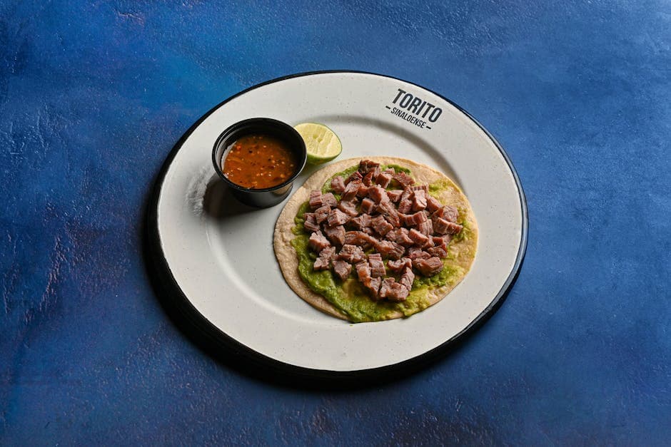 Biff- og avokadofajitas med krydret flankbiff