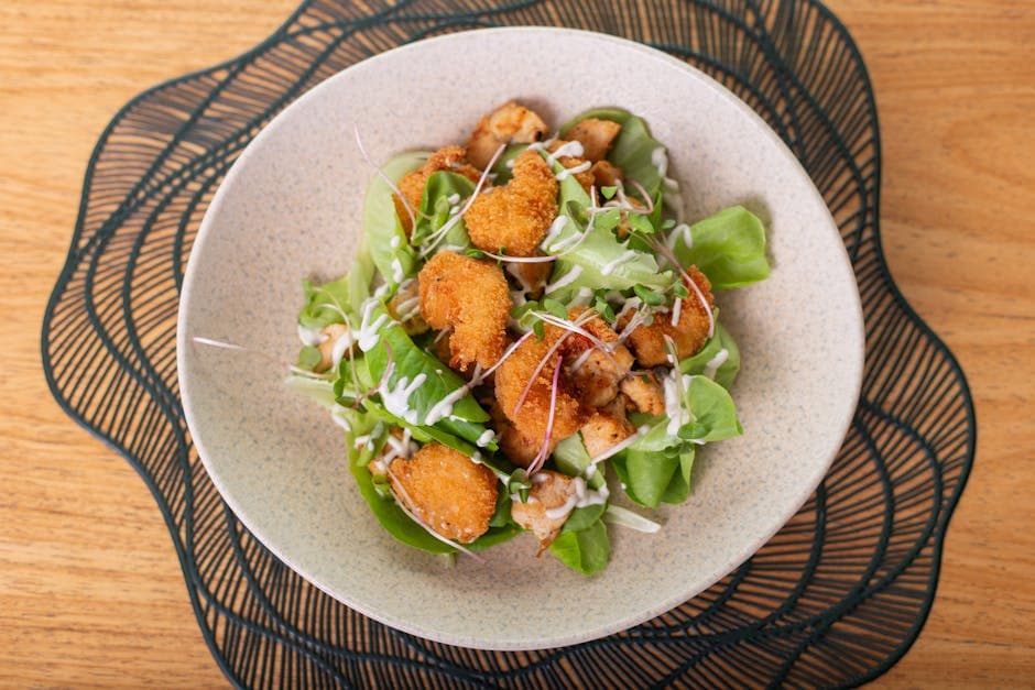 Kyllingsalat med vannkresse og hoisinsausvinaigrette