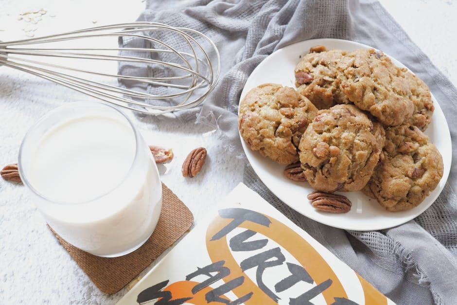 Pekannøtt shortbread-kjeks