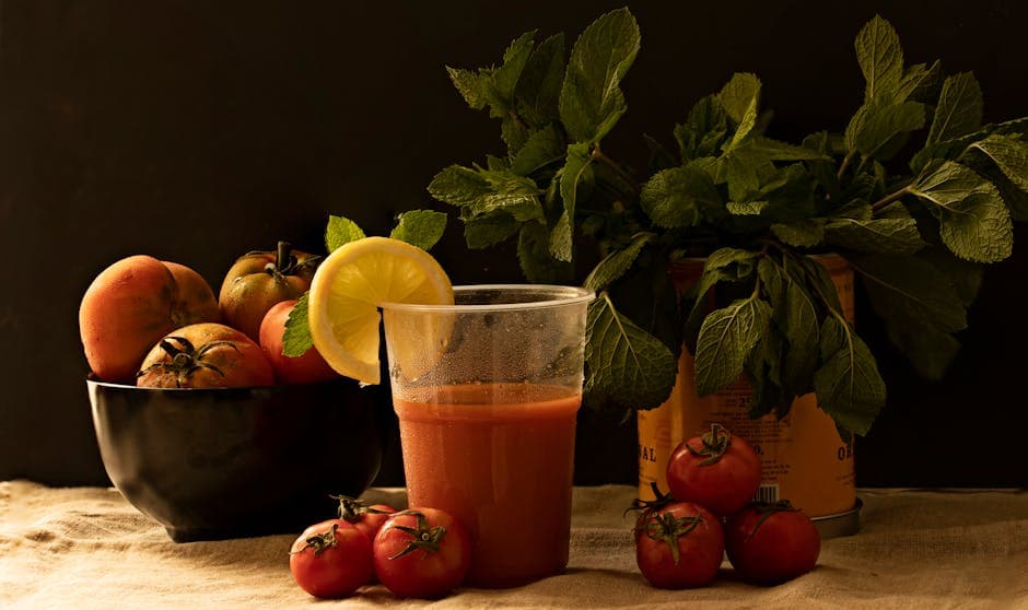 Gul gazpacho og Virgin Bloody Mary