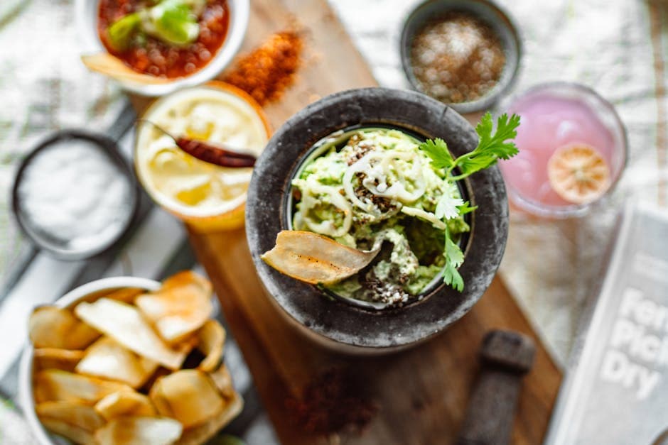 Latkes med ancho-chilisalt og vannkresseguacamole
