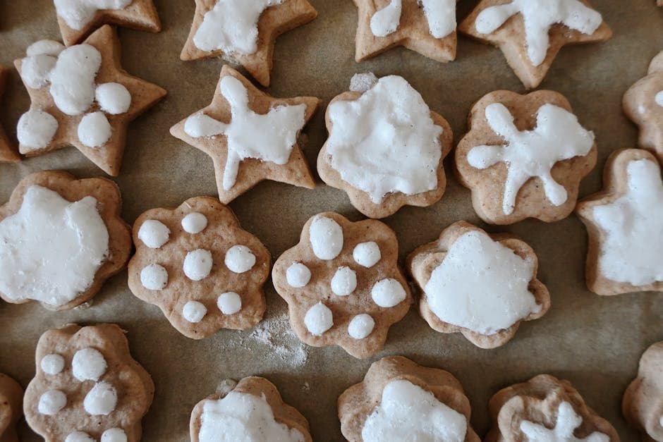 Krydrede speculoos-småkaker med glasur