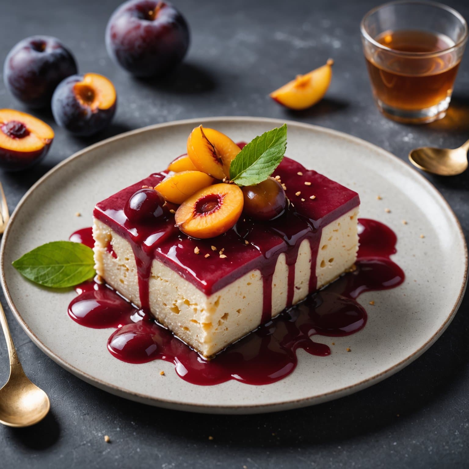 Plum Semifreddo