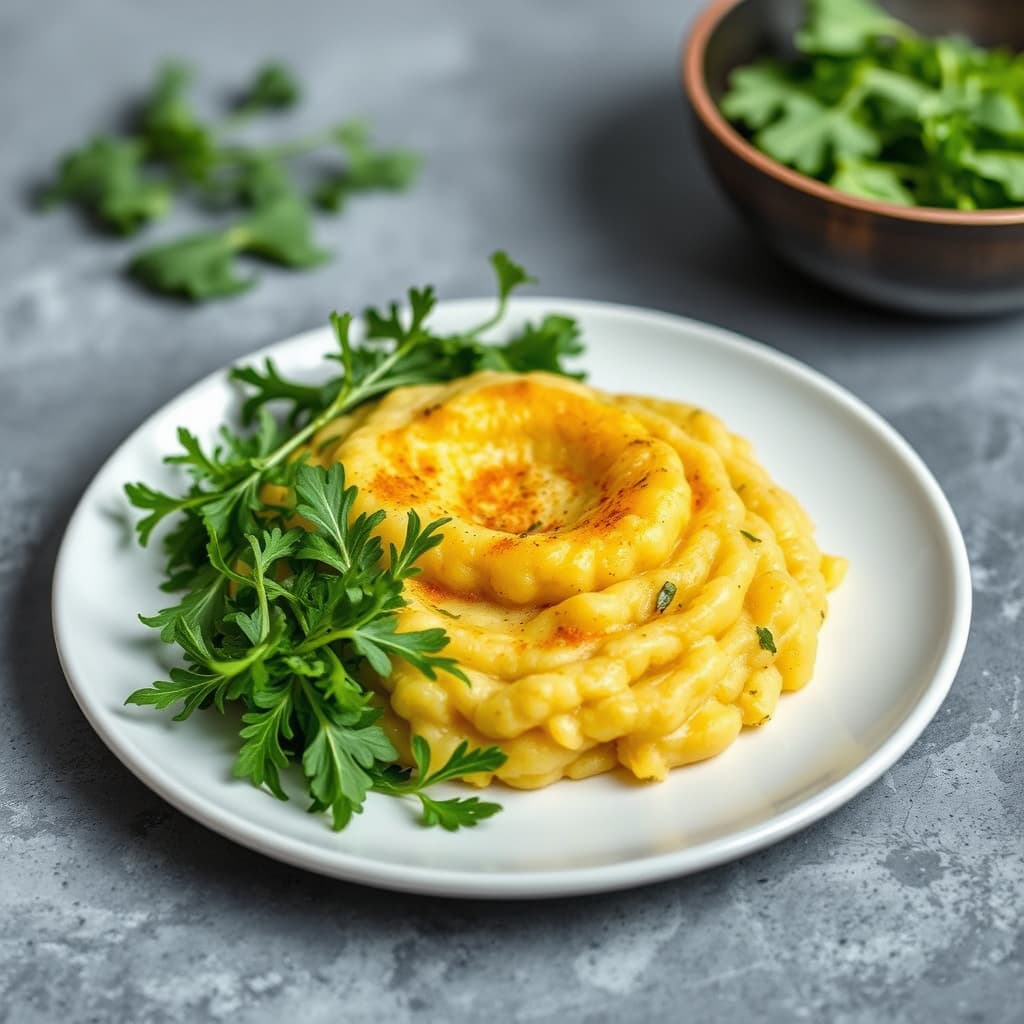 Polenta med ruccola