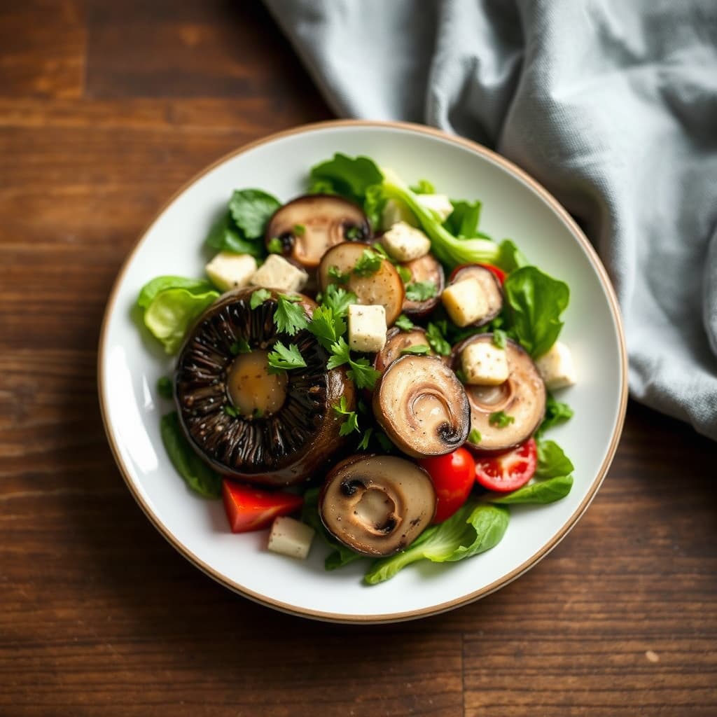 Portobellobønnesalat