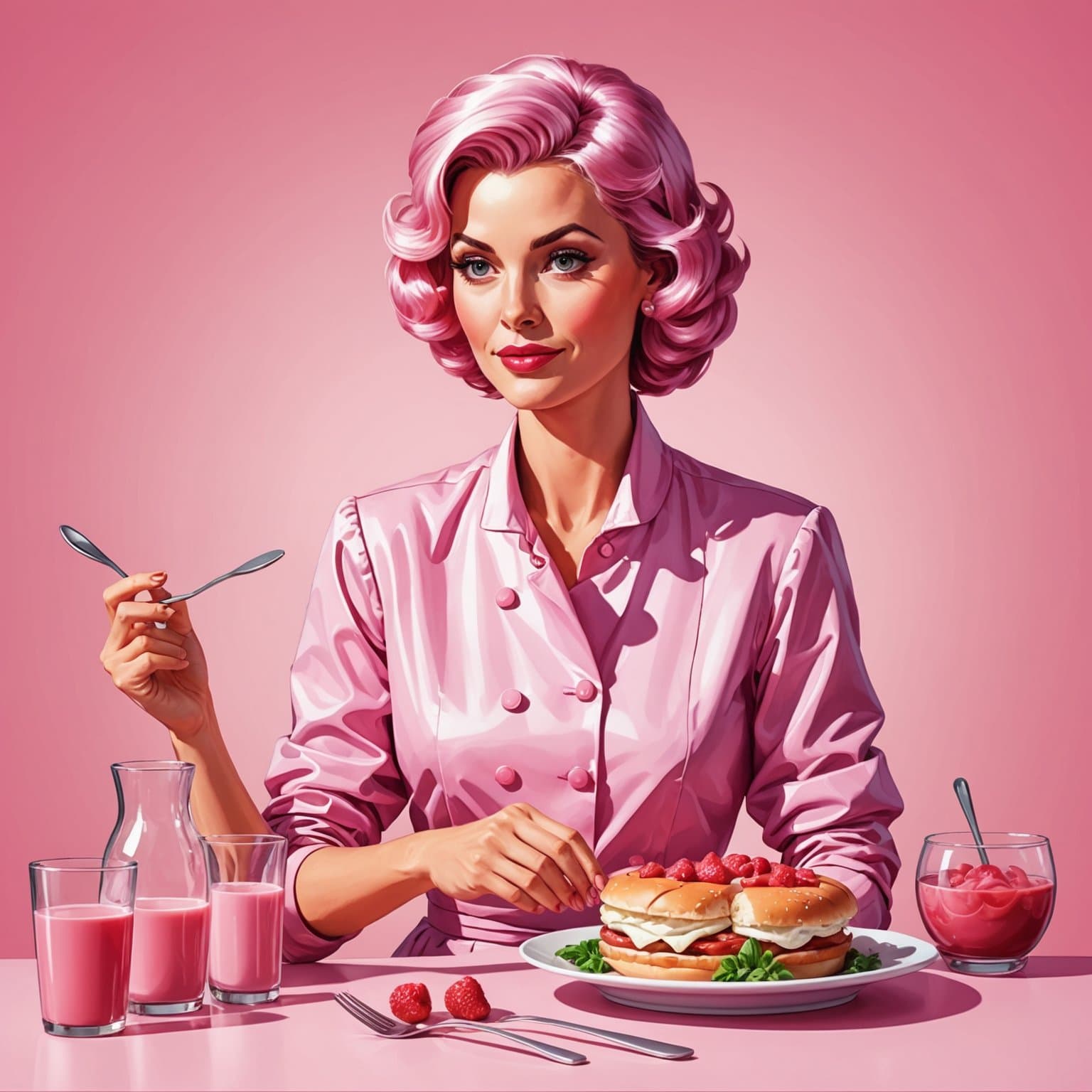 Postmoderne Pink Lady